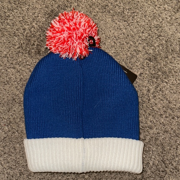 Stranger Things Blue and White Pom Beanie - Picture 3 of 3